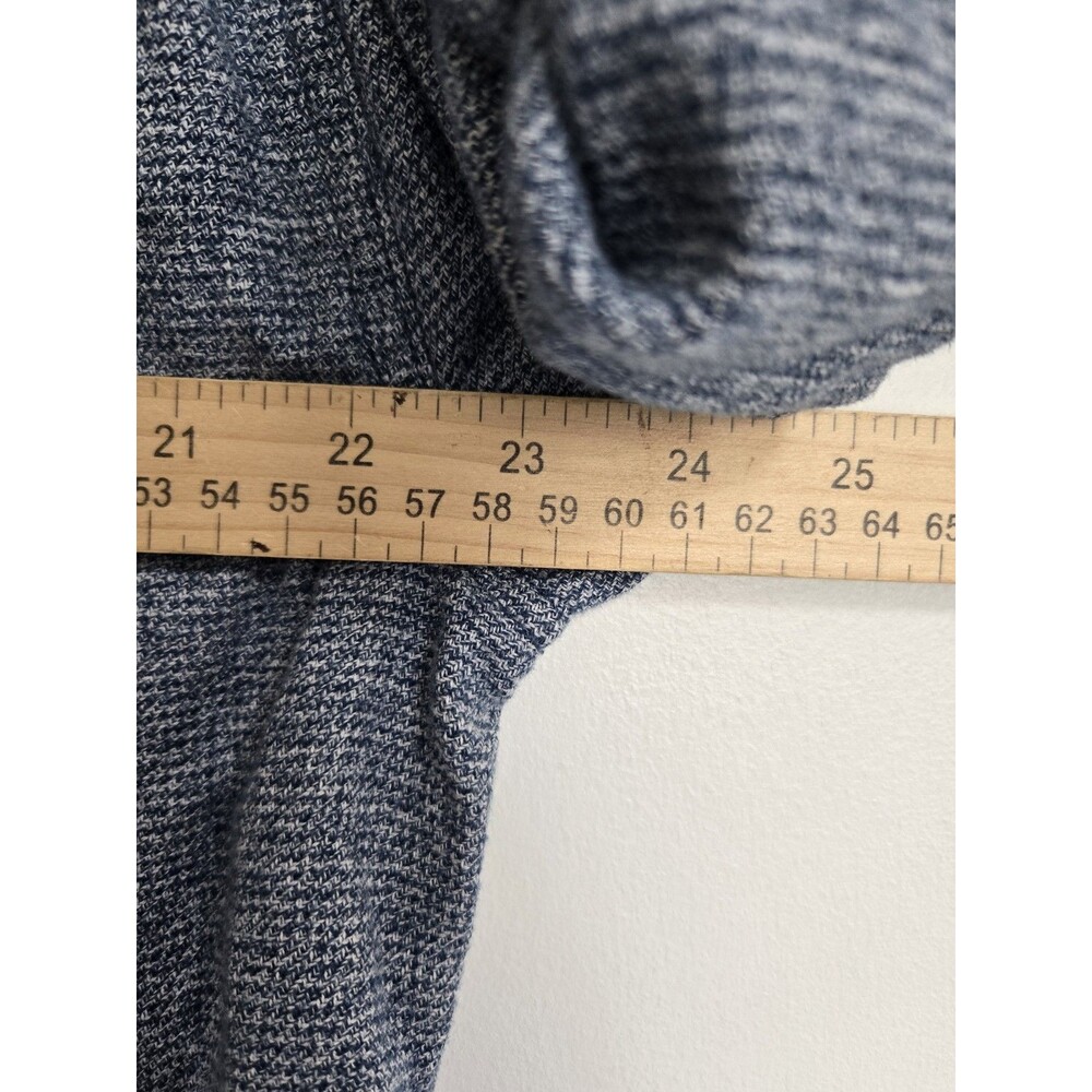 Duluth Trading Shirt Mens Size M Kennesaw Flannel Relaxed Fit Blue Casual - Picture 9 of 9